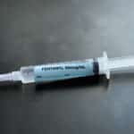 syringe with a label that states it is Fentantyl