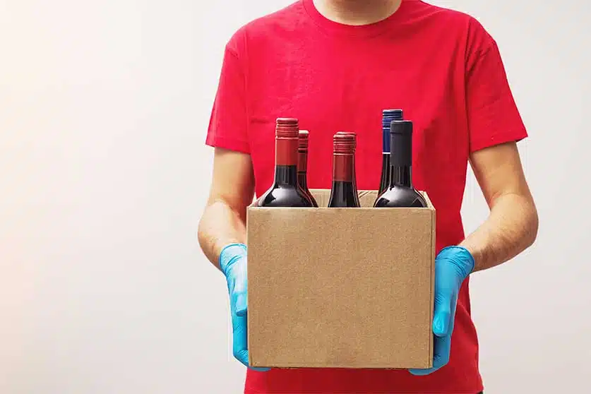 Man Delivering Wine-Alcohol Home Delivery In Massachusetts | A Public Health Concern?