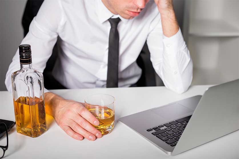 Lawyer Drinking In His Office-The Top 5 Occupations Linked To Alcohol Abuse